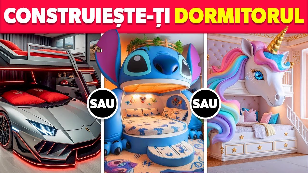 Ai Prefera...? Construiește-ți Dormitorul de Vis 🛏️😍🌈
