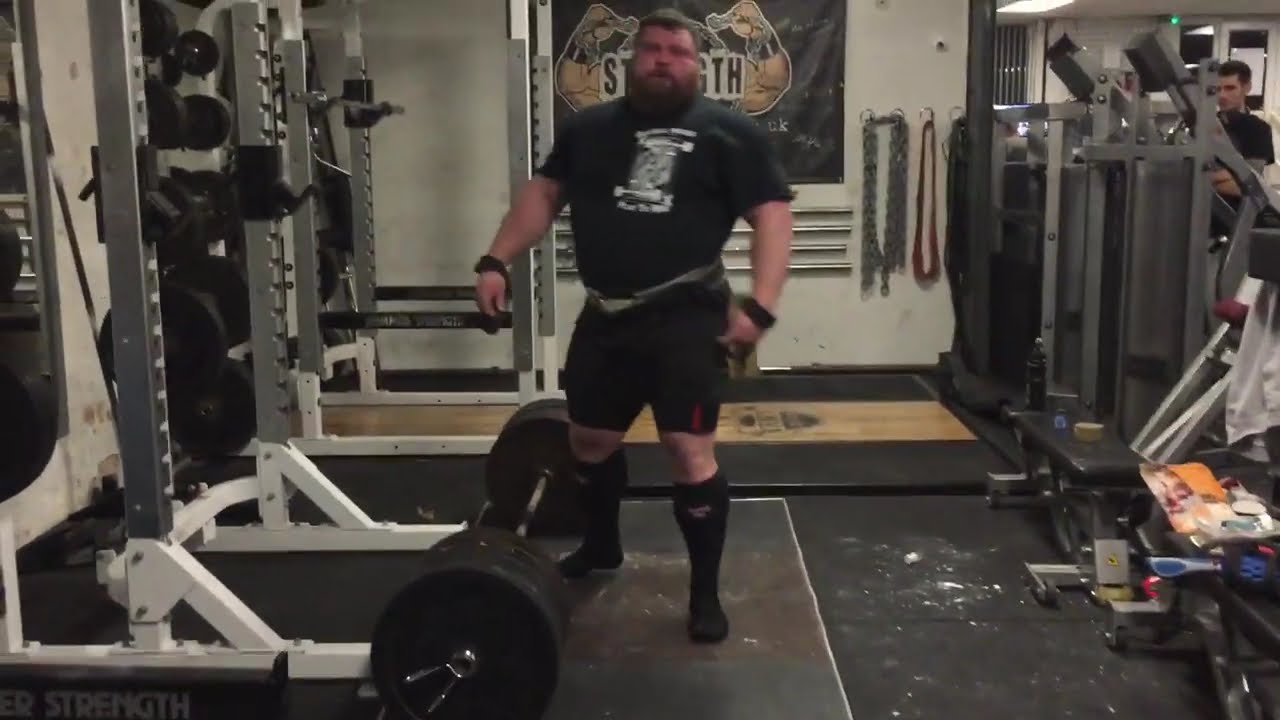 EDDIE HALL making a 420kg Deadlift look EASY at Strength Asylum
