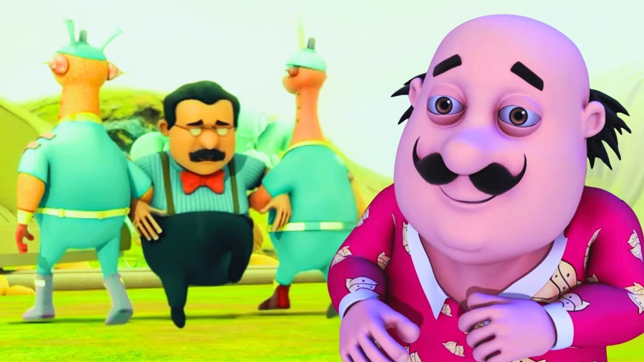 Motu ka सपना... Papa abducted? Hidden message? | Motu Patlu In Alien World