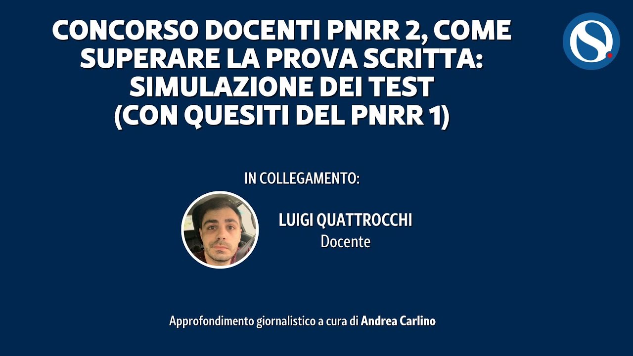 Concorso docenti PNRR 2, come superare la prova scritta (con quesiti del PNRR 1)