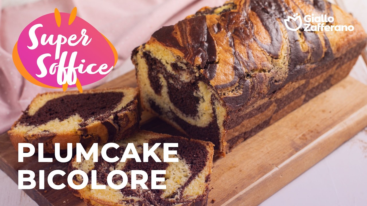 PLUMCAKE BICOLORE Sofficissimo: Ricetta Facile e Veloce per la Colazione 🍰