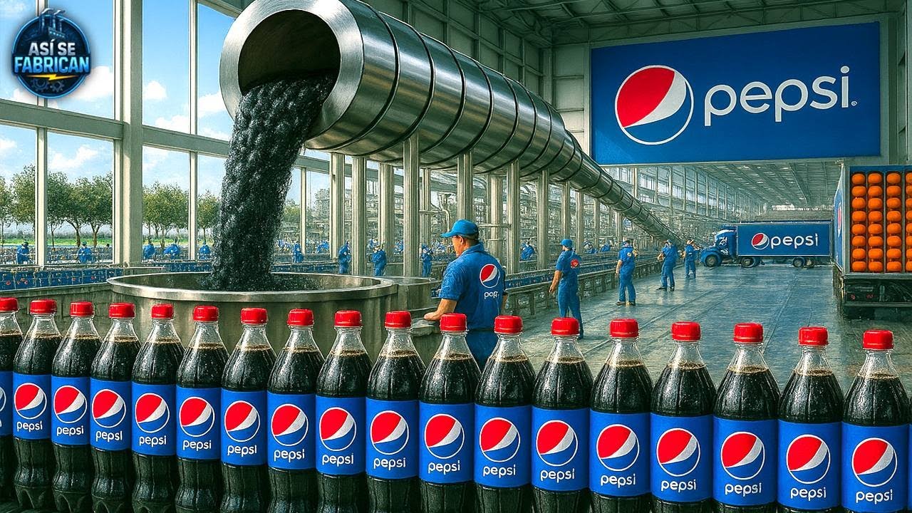 CÓMO se HACE la PEPSI COLA🥤 | DENTRO DE LA MEGA FABRICA DE PEPSI COLA
