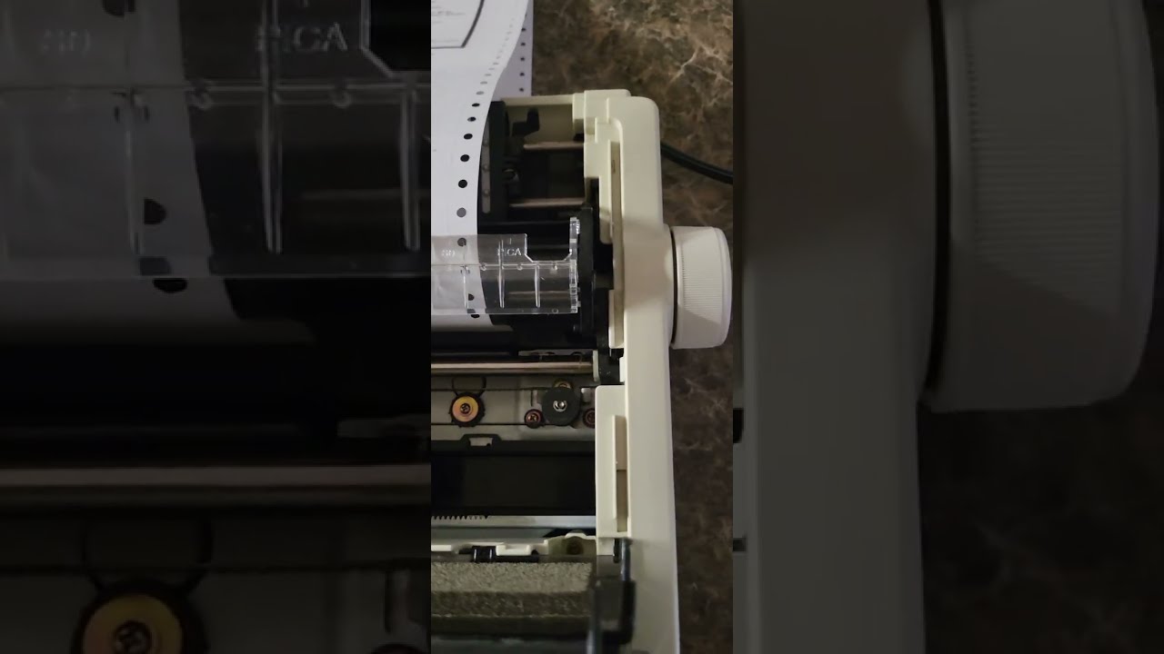 Panasonic KX-P2135 dot matrix color printer test page