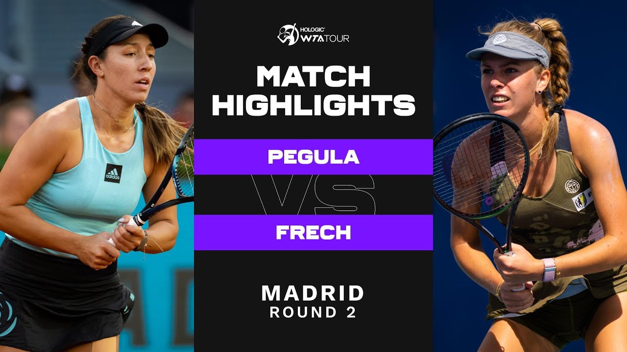 Jessica Pegula vs. Magdalena Frech | 2023 Madrid Round 2 | WTA Match Highlights