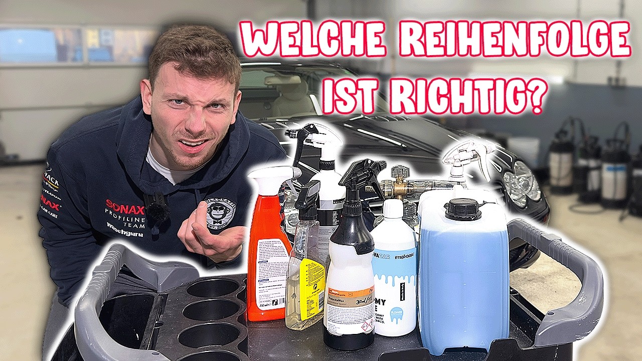 Die #1 Regel für Autopflege! So nutzt du Reiniger & Pflegeprodukte RICHTIG! 🚗✨