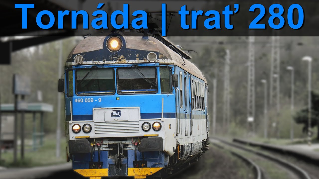 Elektrické jednotky “Tornádo” ČD 460 - trať 280 | 04/2024