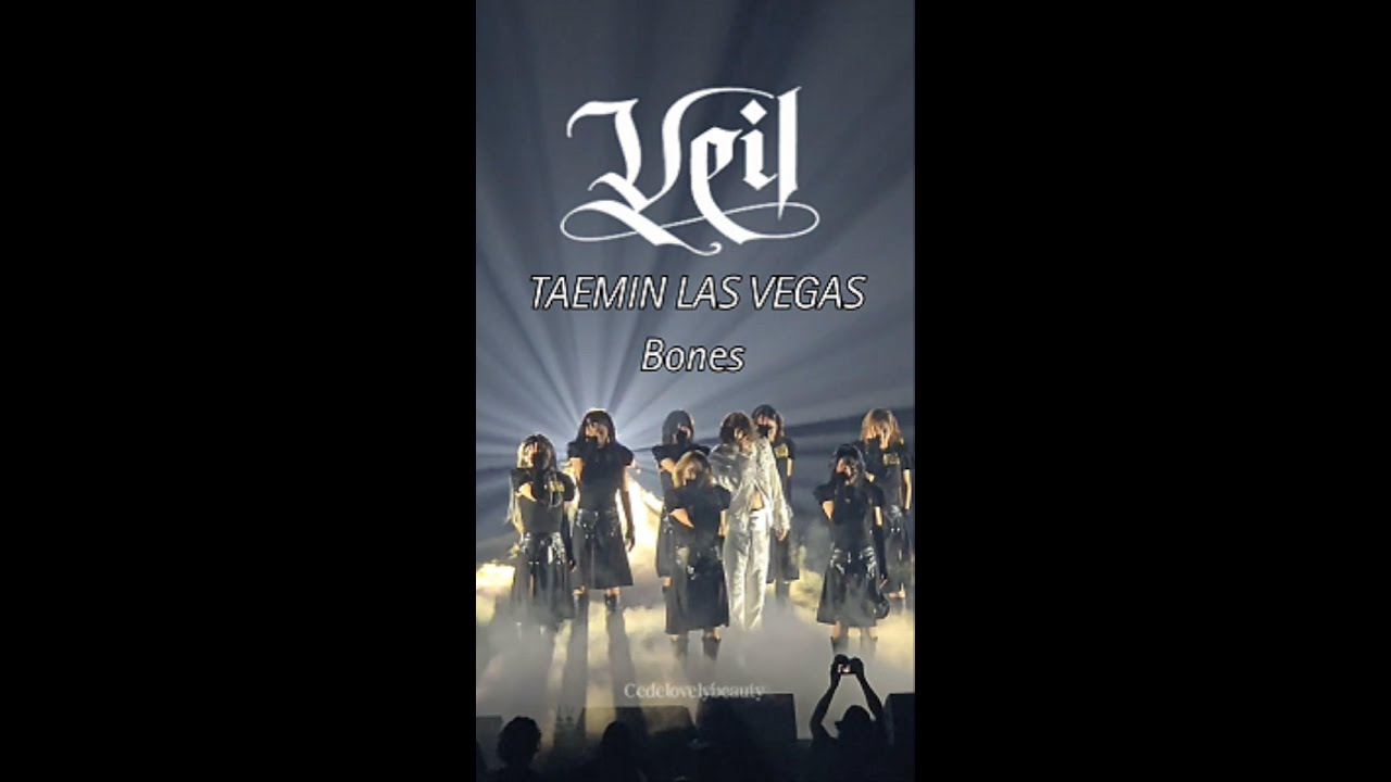 Taemin Bones 4K Fancam Veil Finale Concert Las Vegas 260116