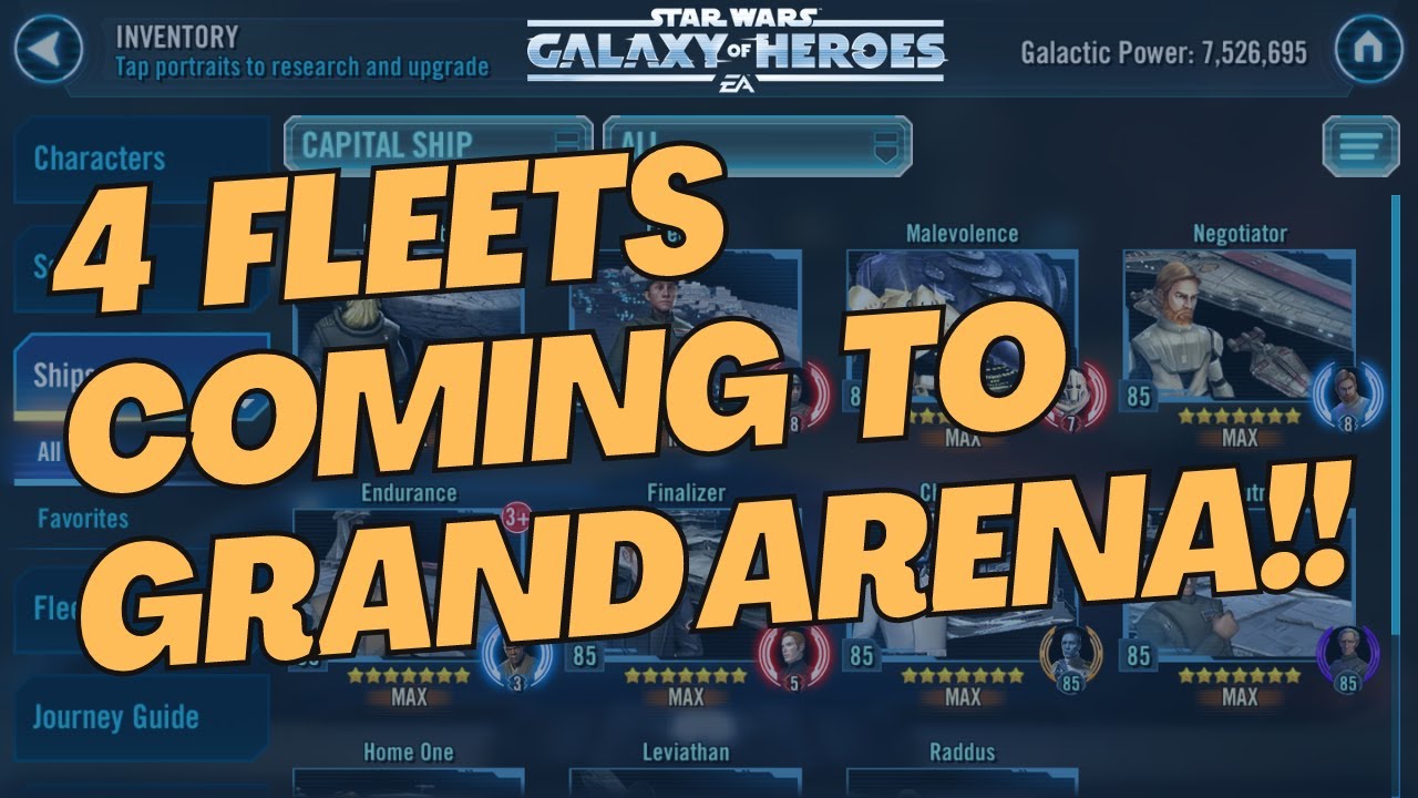 4 Fleets Coming to Grand Arena?!
