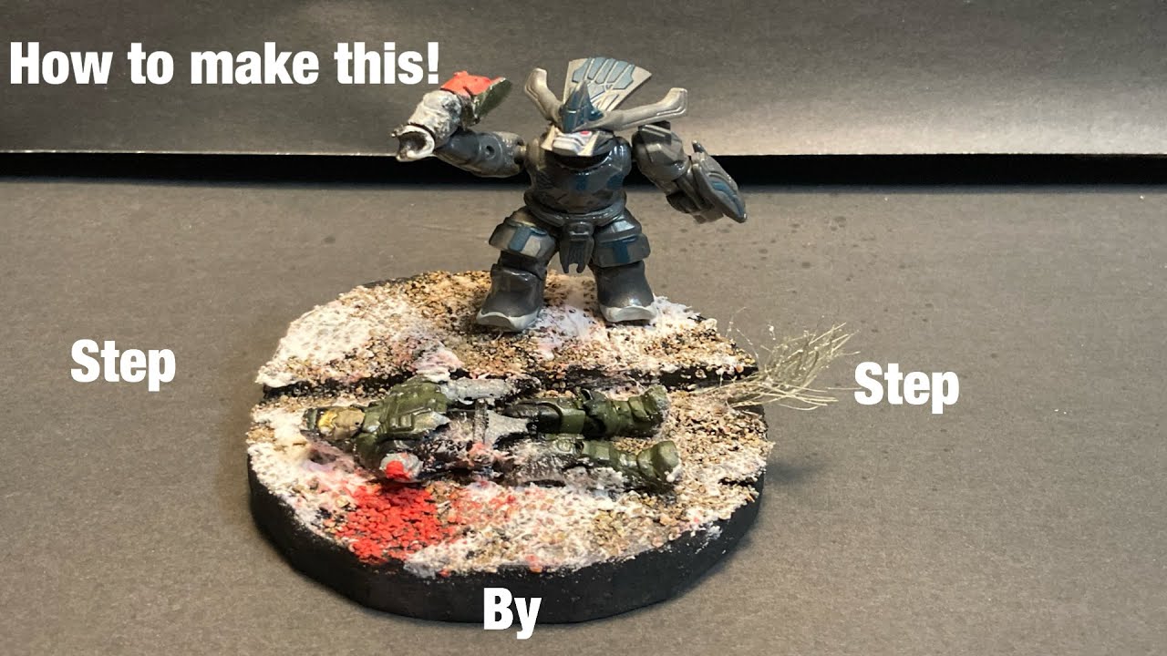 How to make a MOC step by step halo mega bloks brute chieftain vs marine