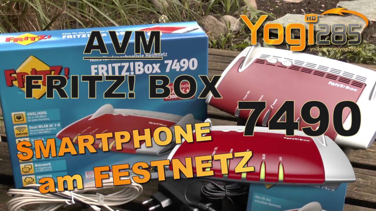 AVM FRITZ! Box 7490: Smartphone als Festnetz-Telefon nutzen (z.B. iPhone, Samsung Galaxy, etc)