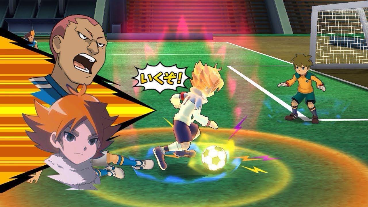 Inazuma Eleven Go Strikers 2013 Hakuren Ares Vs Inazuma Japan Wii 1080p (Dolphin/Gameplay)