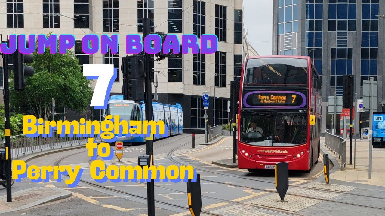 🚌🌟 Route 7 Birmingham to Perry Common | Scenic Bus Tour | City Pulse to Suburban Peace 🌳🏙️