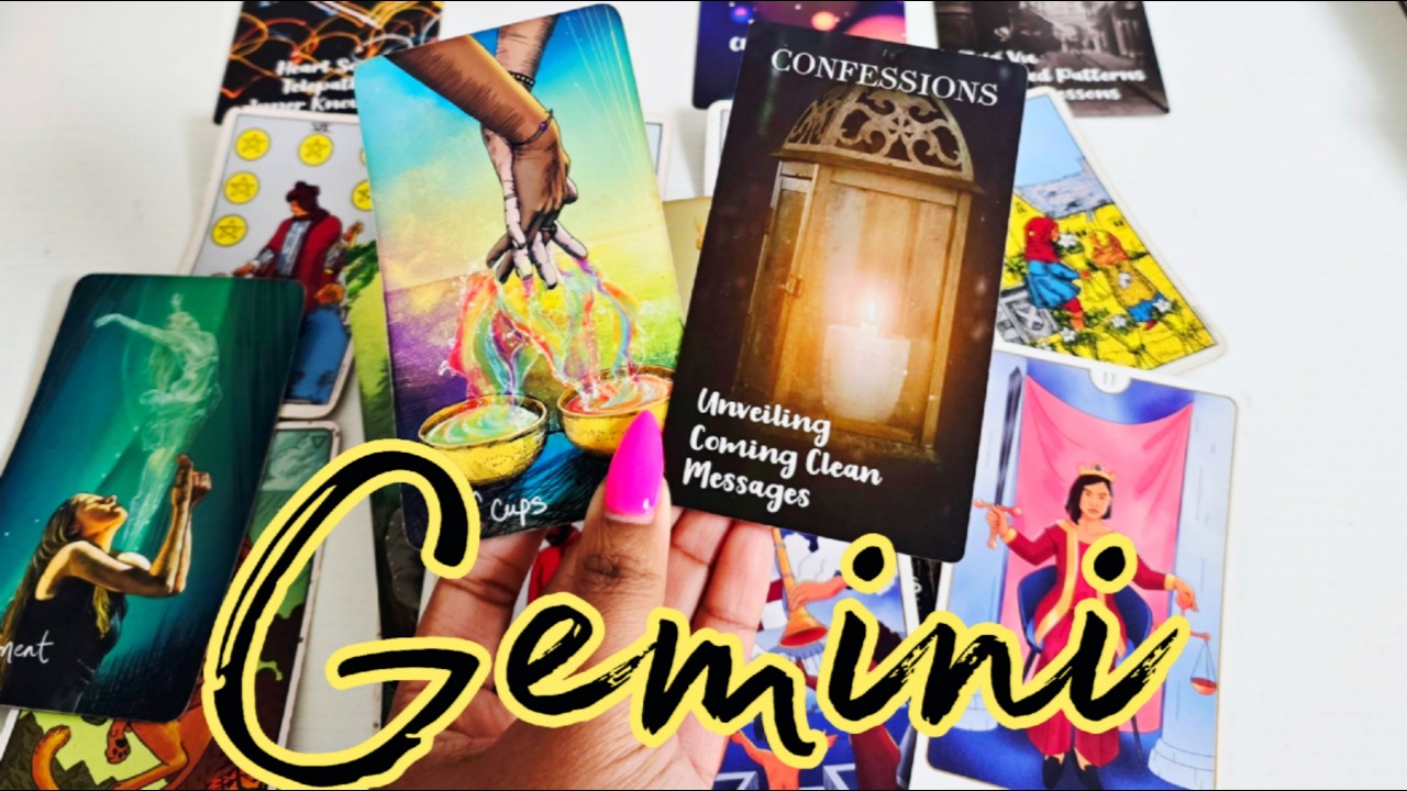 GEMINI♊CONFESSION!🫢THEY FINALLY COME CLEAN💌 #tarot