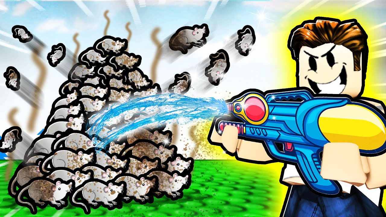 WASHING 1,000,000 RATS in Roblox Rat Washing Tycoon