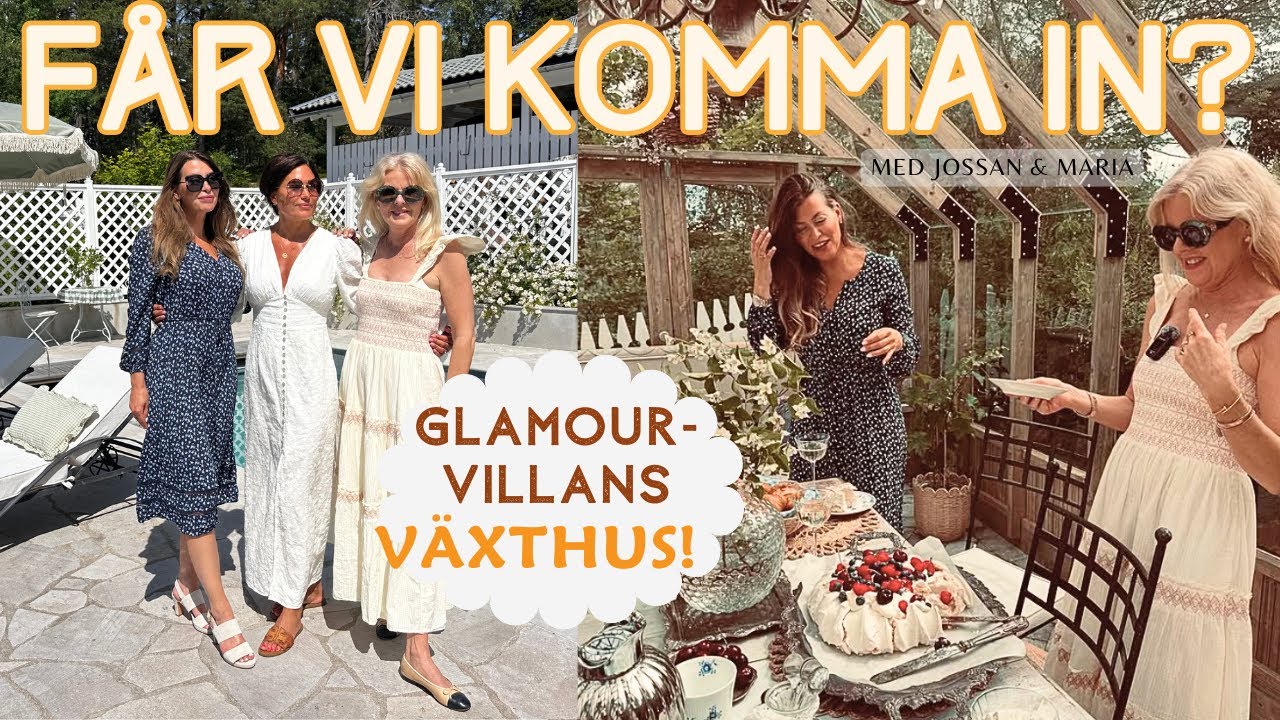 Drömväxthus & nytt matrum hos Tanja i Glamourvillan 🌿✨