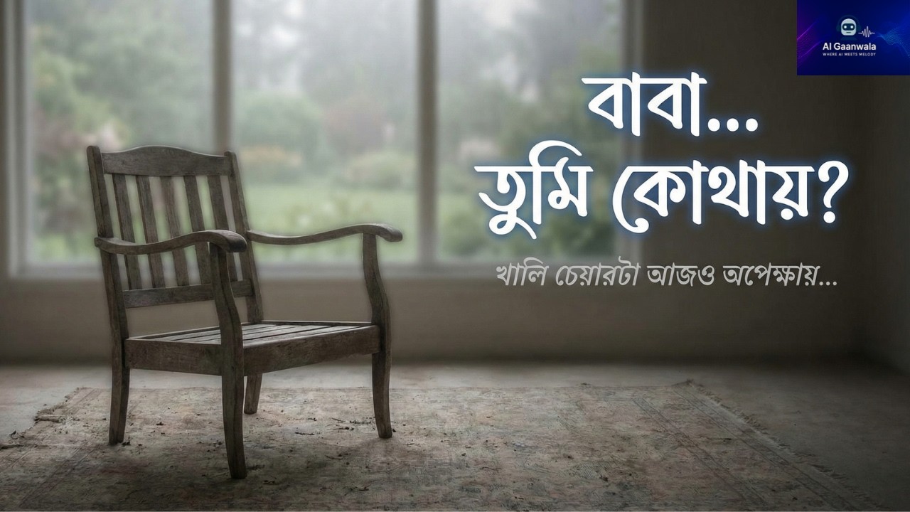 বাবা তুমি কোথায় আছো? | হৃদয়ছোঁয়া বাংলা গান | Tribute to Father | AI Gaanwala