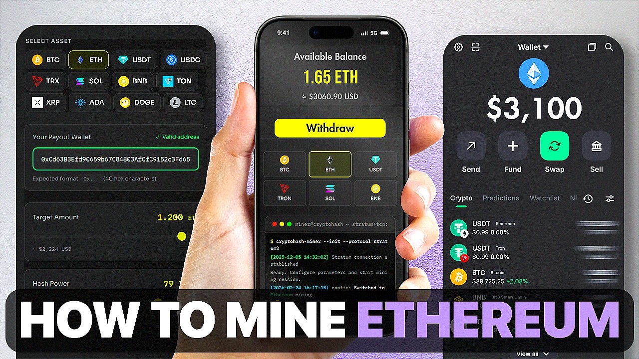 How to Mine Ethereum (ETH) on Android/iOS in 2026 - Best Cloud Mining App Tutorial with Trust Wallet