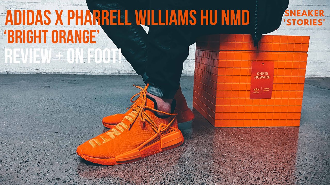 PHARRELL GIFTED ME KICKS! Adidas Hu NMD 'Bright Orange' (Review & On Foot)