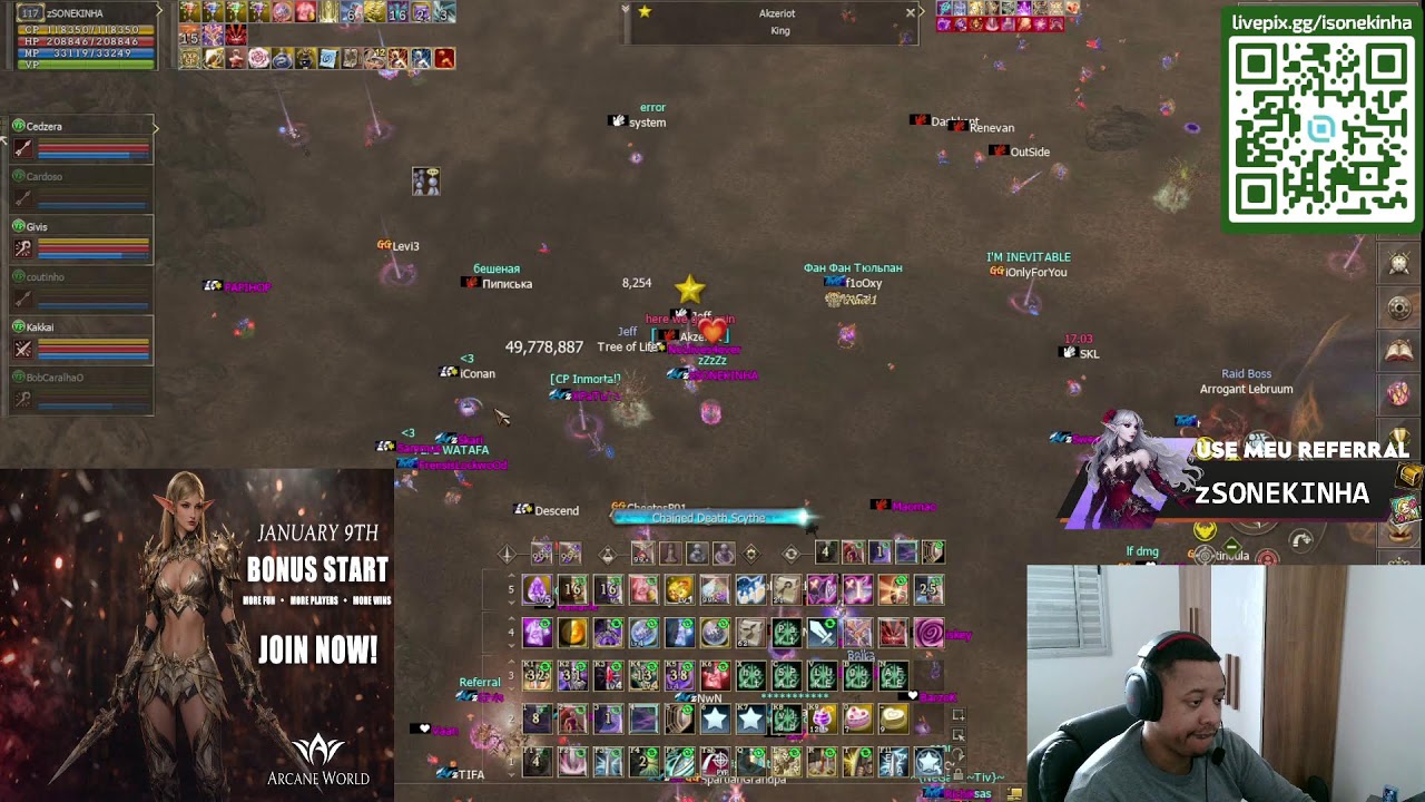 Arcane World (Server Wolf) Class SK lv 116