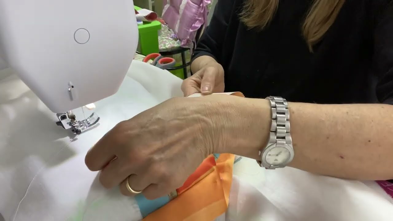 Il runner con i ritagli di stoffa. Il Baule della nonna.