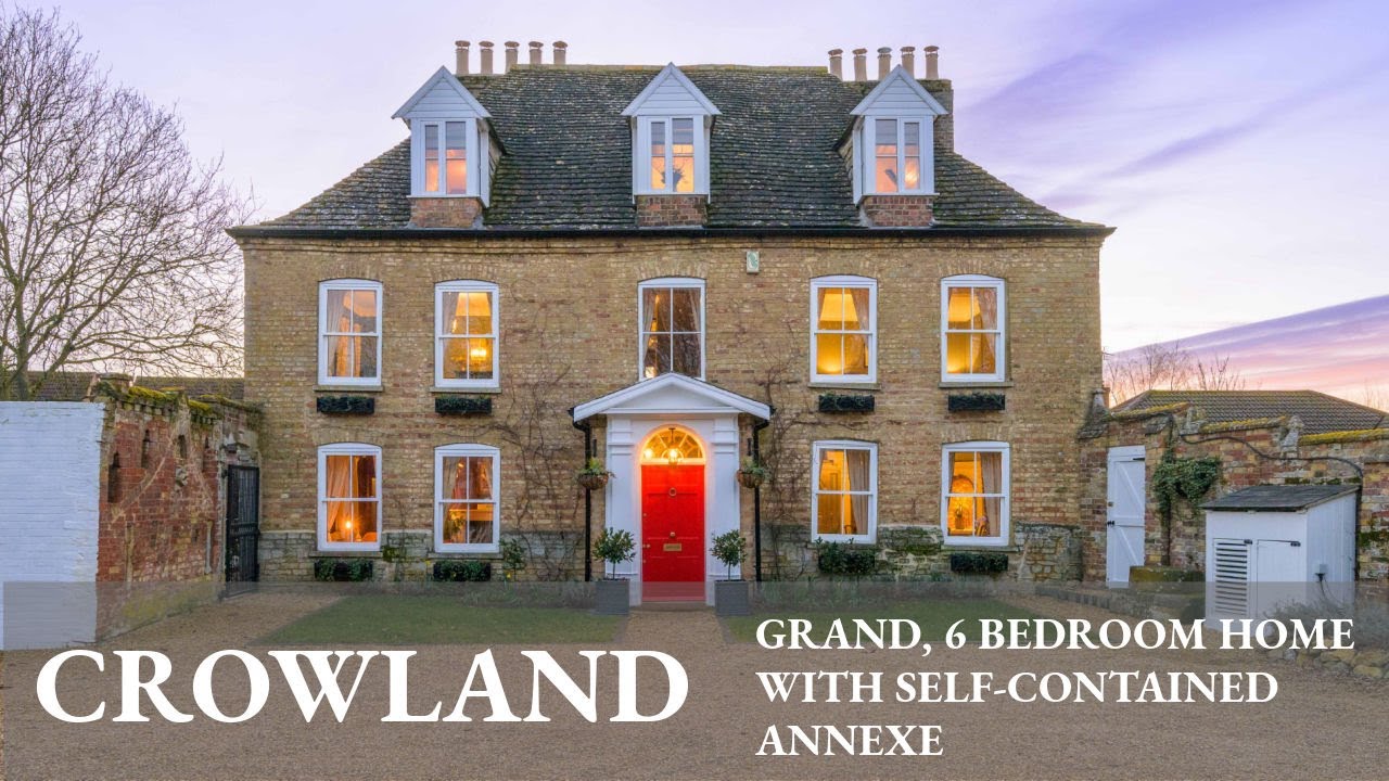 See Inside This Incredible £1.175m Georgian Home | Crawford House, Crowland, Lincs PE6
