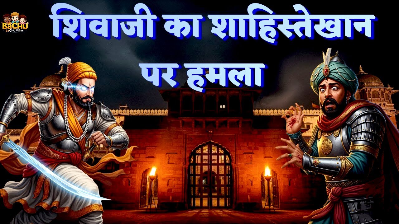 छत्रपति शिवाजी महाराज का शाहिस्तेखान पर हमला: एक गाथा #shivajimaharaj #indianhistory #ai #bachuvibes