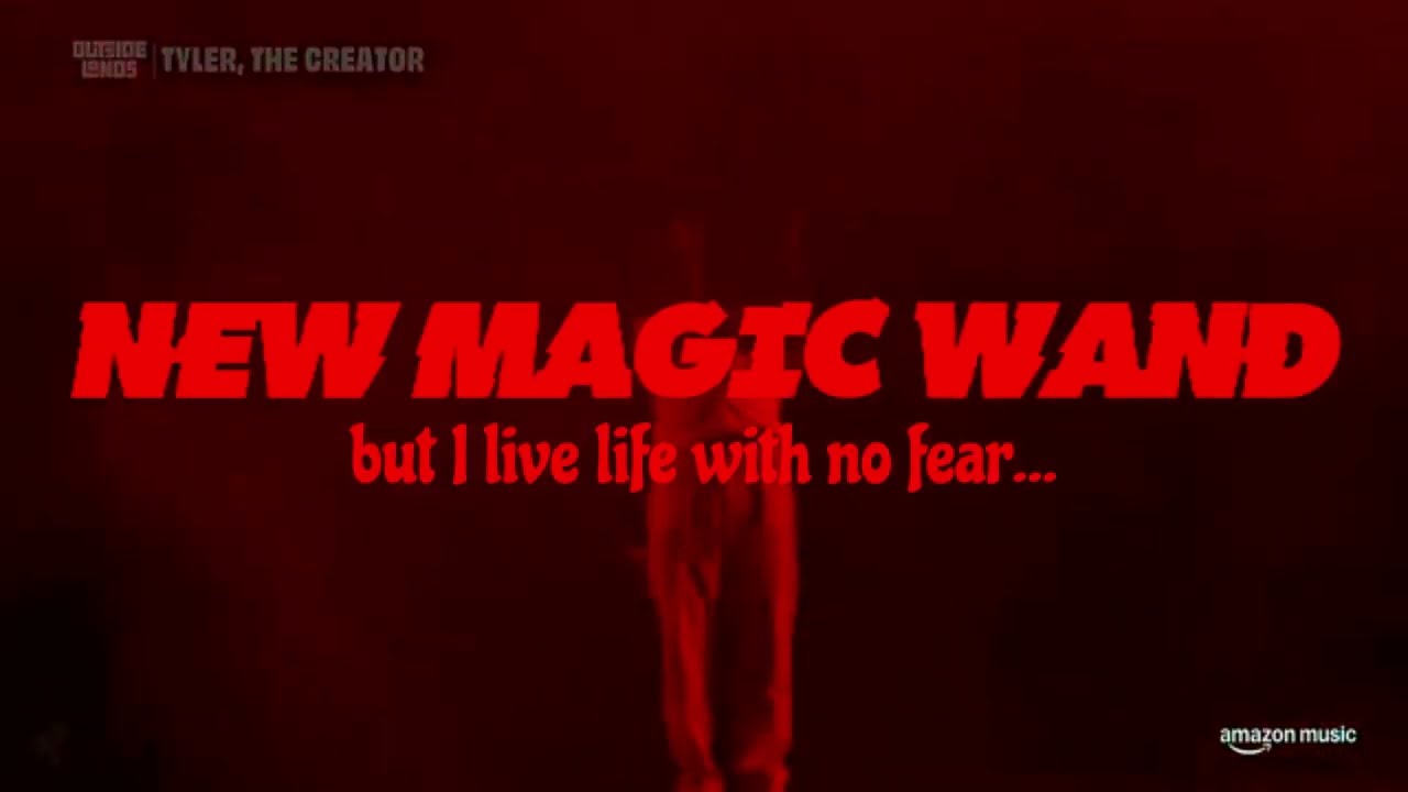 NEW MAGIC WAND but I live life with no fear... #remix #music #hiphop #rapper #igor #tylerthecreator