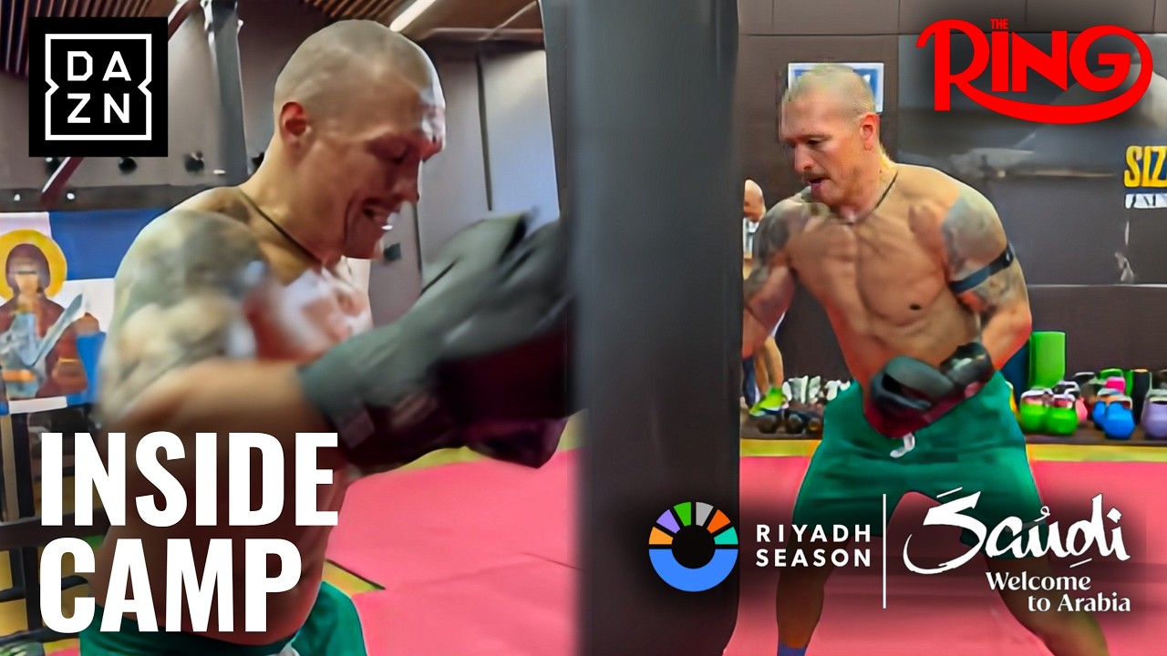 DAZN UNCUT: Oleksandr Usyk Shows INSANE Reflex Training Ahead of Rico Verhoeven Fight