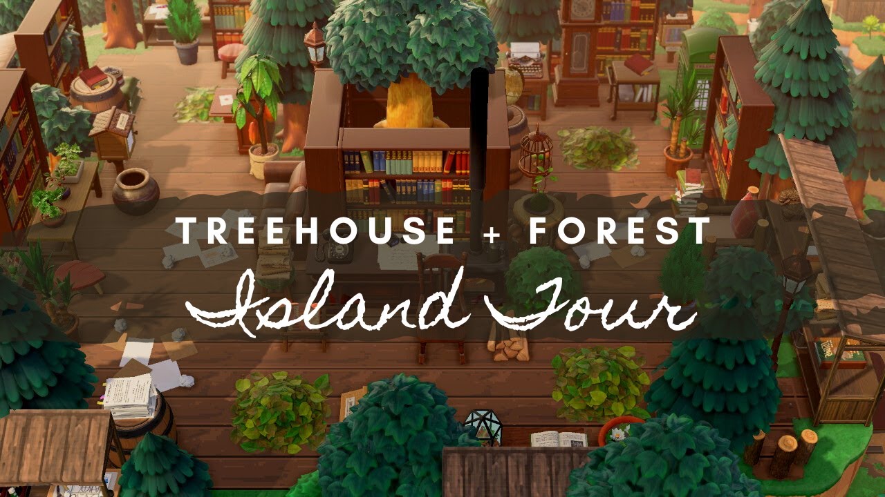 Экскурсия по лесному острову «Домик на дереве» | Animal Crossing: Новые горизонты