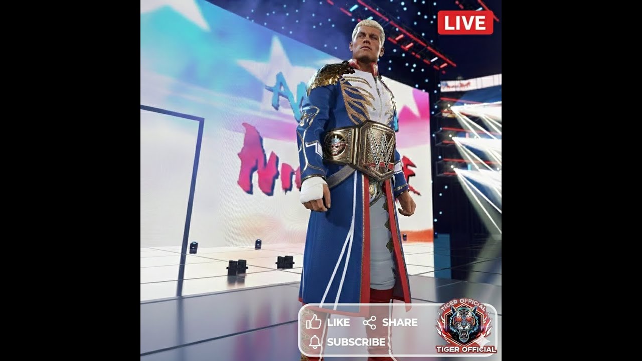 I’m Taking Over WWE! ALEX's Universe Mode Journey #WWE #CommunityCreations #wwe2k25 #shorts #live