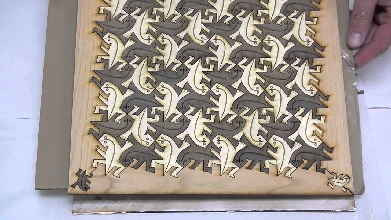 Creating an Escher-Like Tessellated Chess Board