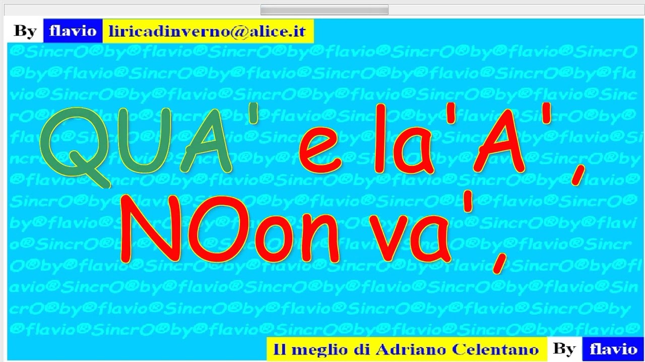 Mondo in MI7  '='   1966 VideoK A Celentano
