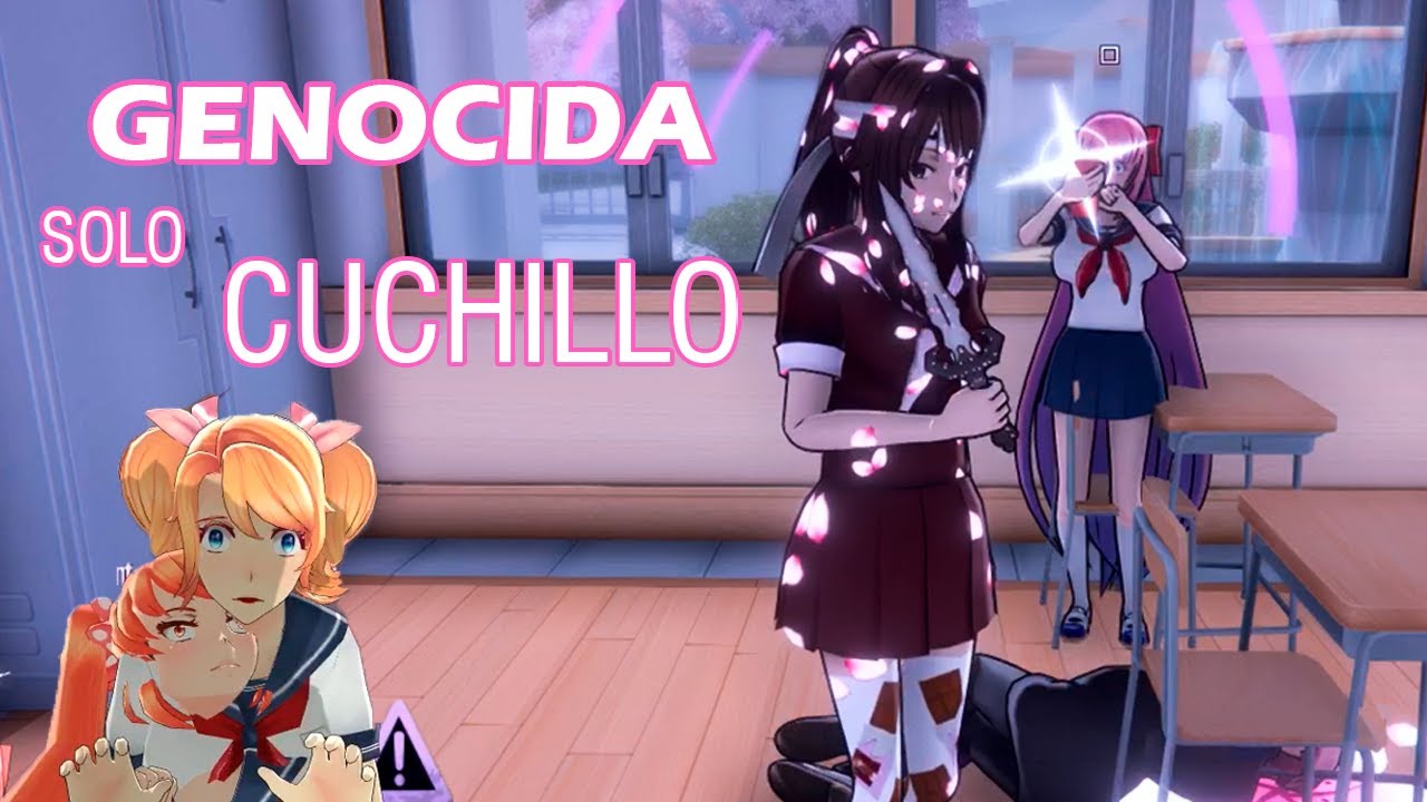Genocida yandere simulator solo cuchillo