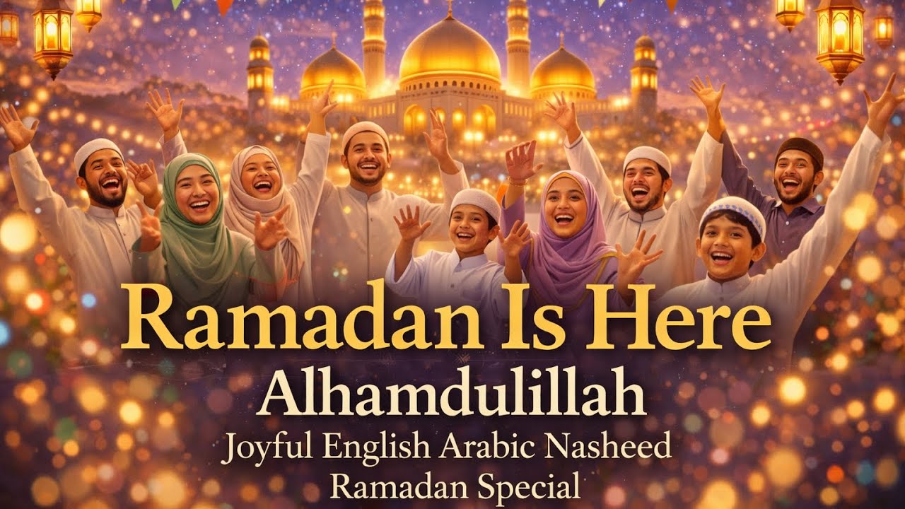 Ramadan Is Here Alhamdulillah | Joyful English Arabic Nasheed | Ramadan Special