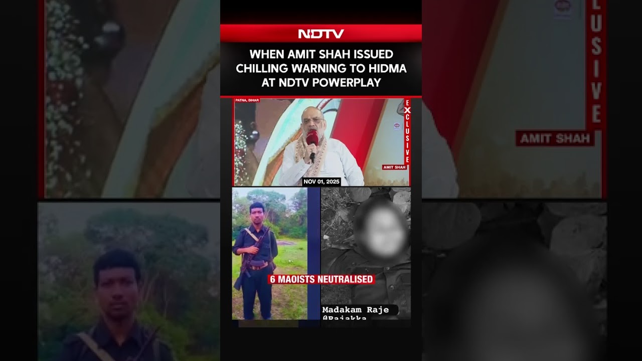Amit Shah&rsquo;s Warning to Hidma |The Final Battle Against Naxalism Begins
