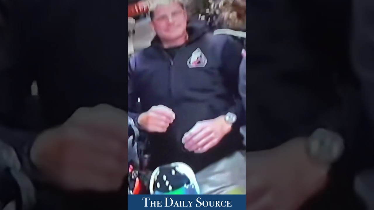 NASA livestream clip sparks debate over a possible green screen glitch.