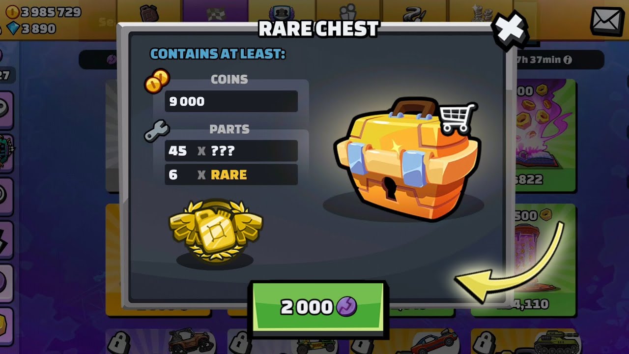 X3 RARE ATV CHESTS | Tread Lightly TEAM EVENT | IN - Hill Climb Racing 2