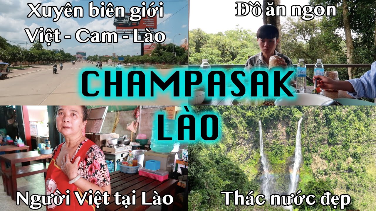 DU LỊCH CHAMPASAK | P1 | MỘT MÌNH TỪ MIỀN TÂY ĐI LÀO | CHỢ ĐÀO HƯƠNG Ở PAKSE | CAO NGUYÊN BOLAVEN