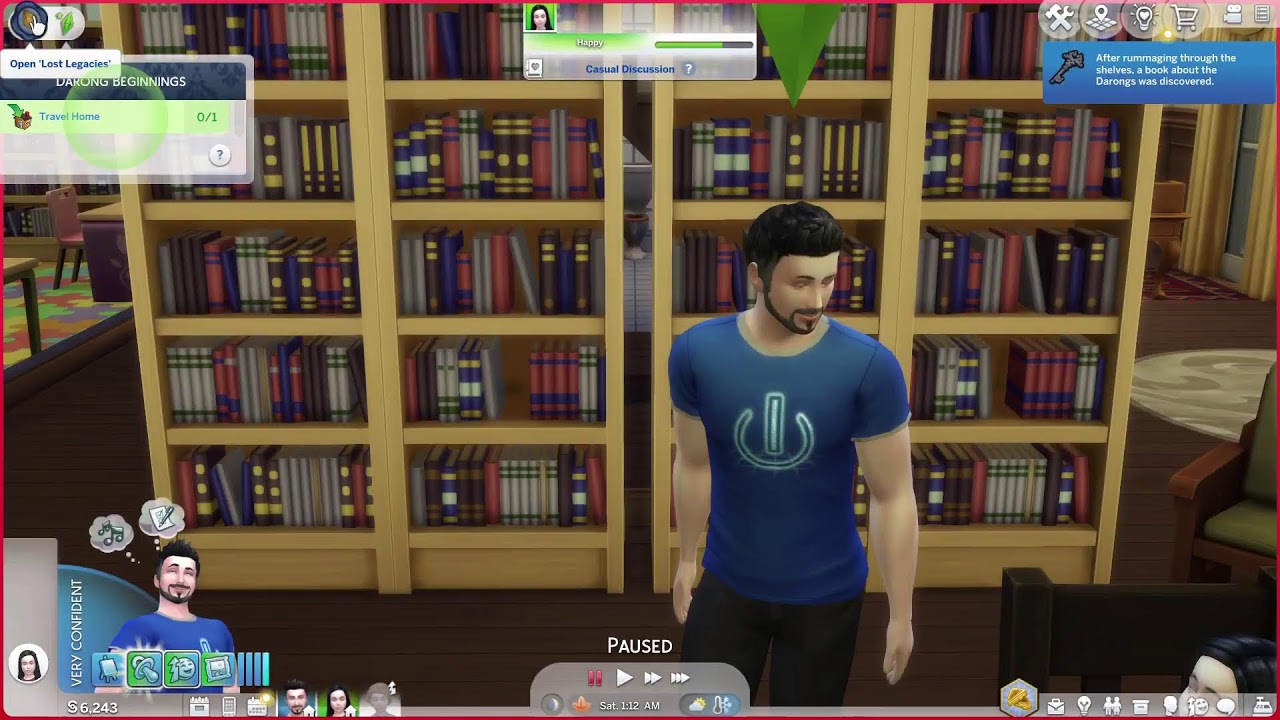 Sims 4 lost legacies event week 1.(not for kids)