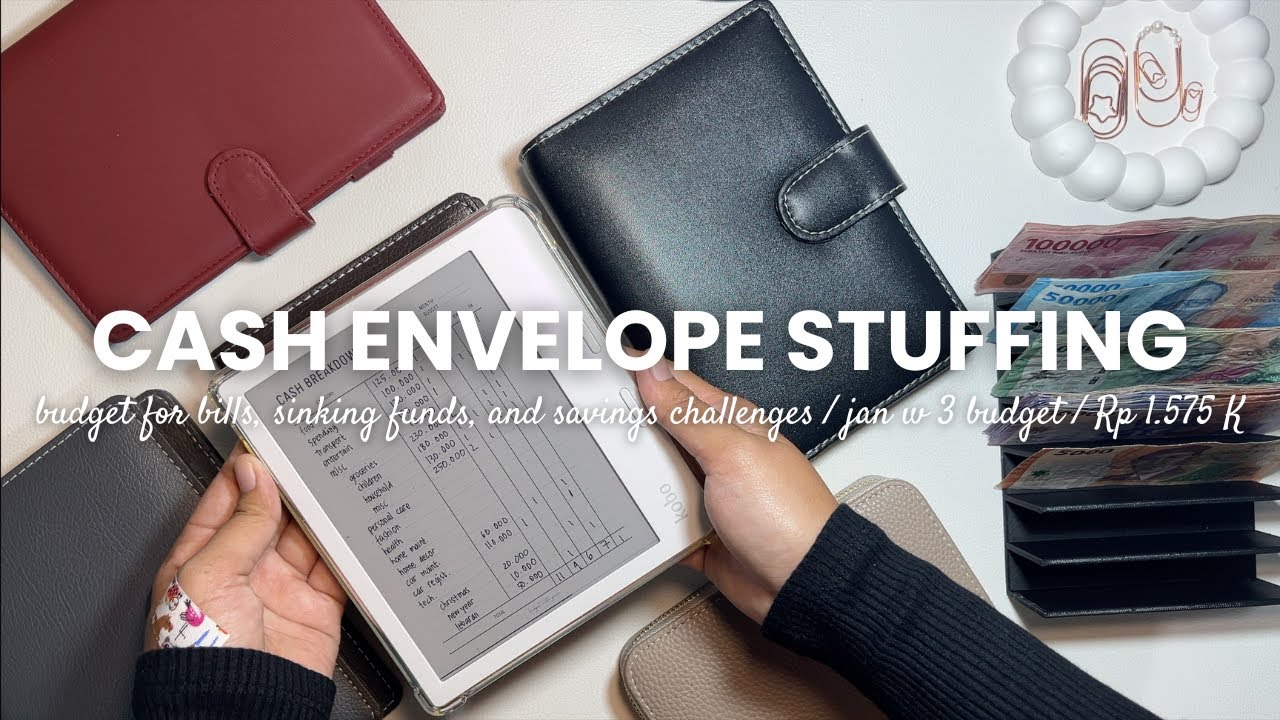 Cash Envelope Stuffing | January W3 Budget | Rp 1.575K