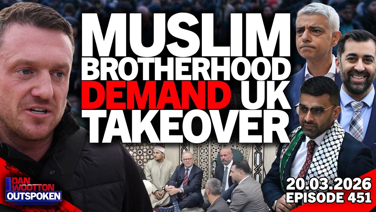 🚨LIVE! TOMMY ROBINSON EXPOSES MUSLIM BROTHERHOOD FOR DECLARING TOTAL CONTROL & TAKEOVER OF UK 🚨
