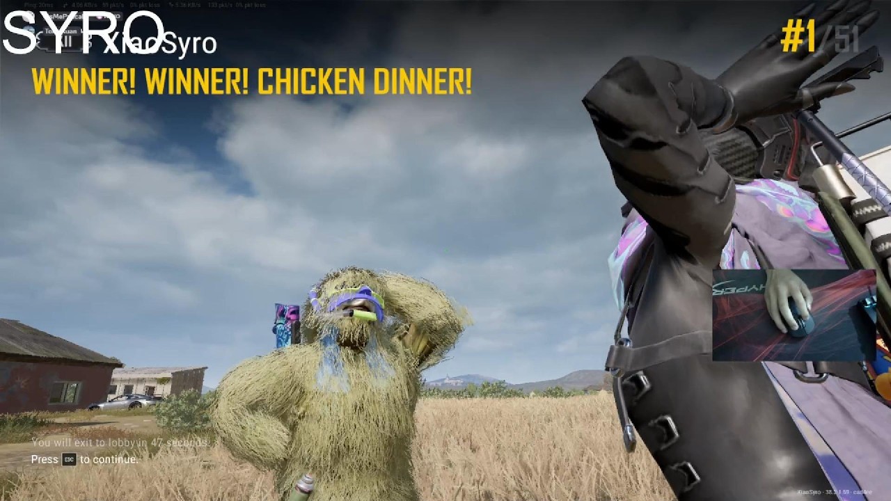 PUBG WINNER CHICKEN DINNER ERANGEL DUO 16 KILLS?!