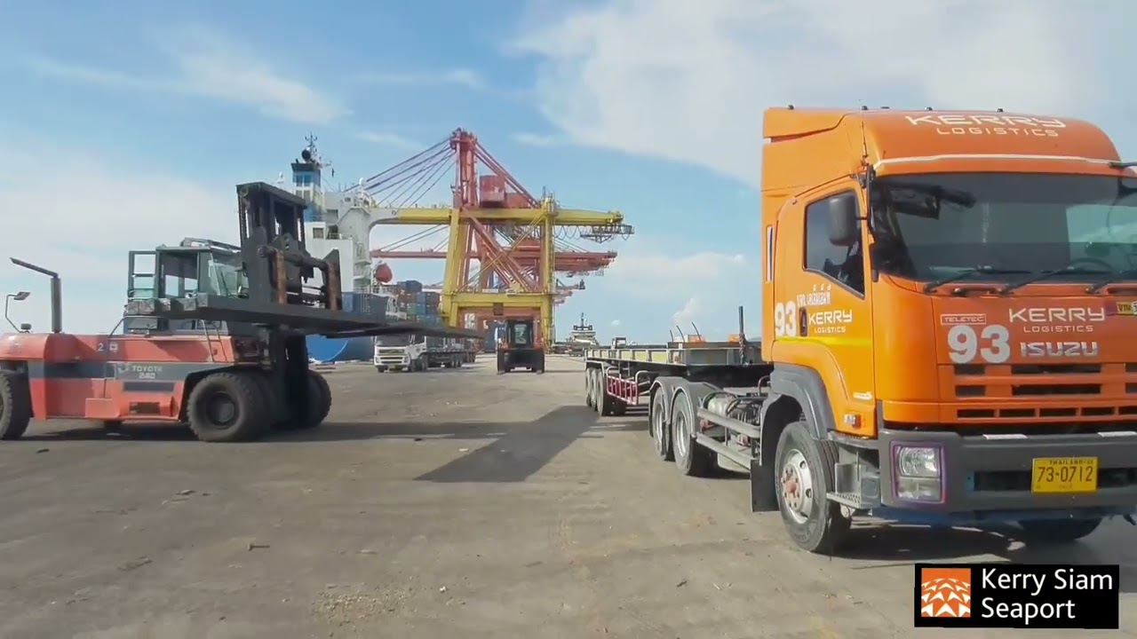Unloading Steel billet