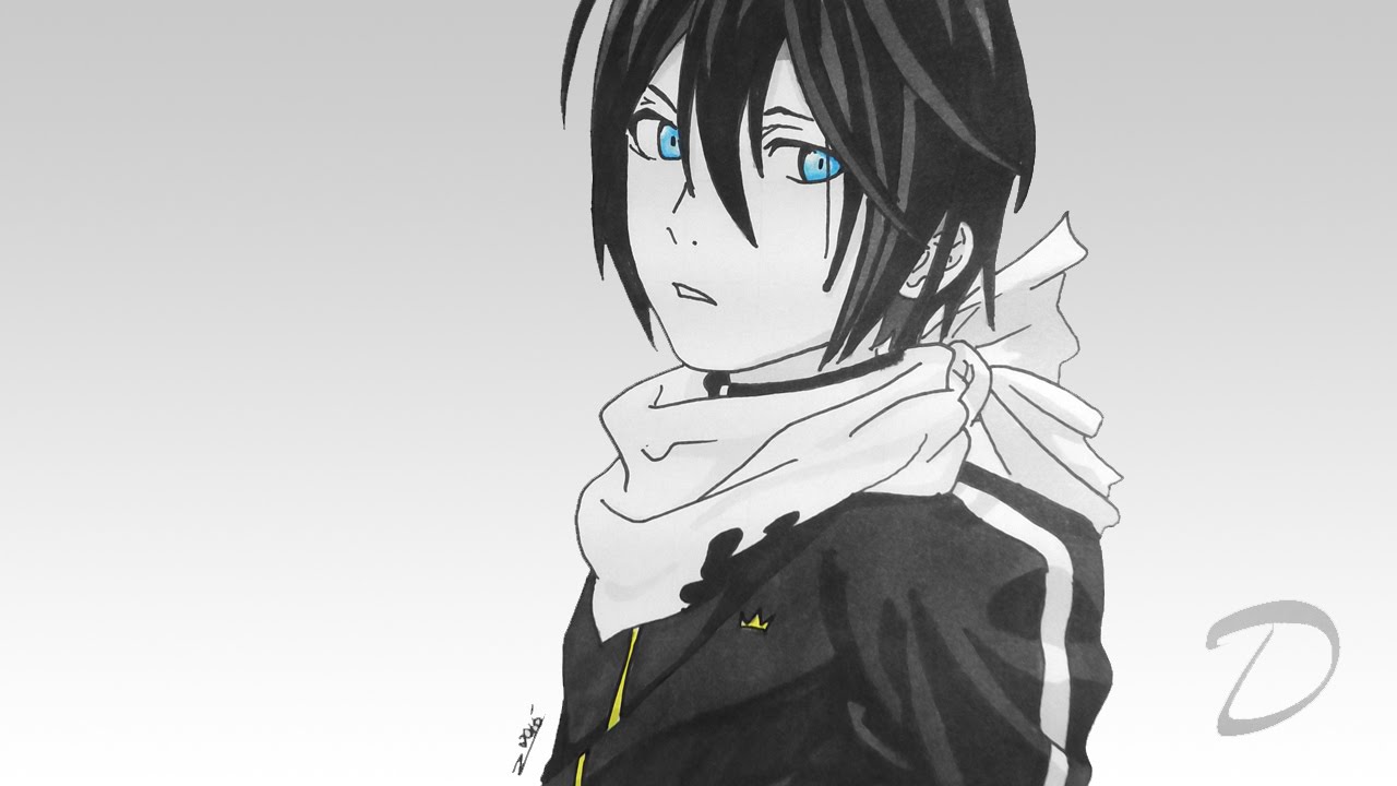Speed drawing of Yato - Noragami