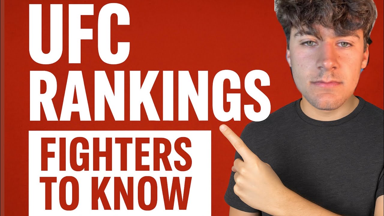 UFC Rankings and Fighters Explained for Beginners