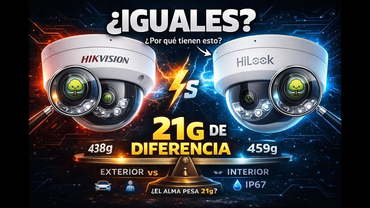 Cámaras IP básicas de la línea Hikvision y HiLook 