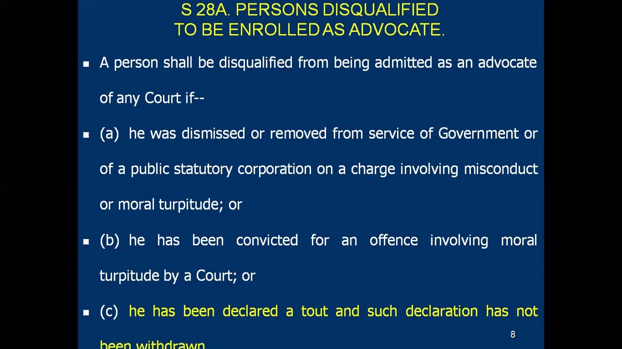7. TOUT DISQUALIFICATION DECLARATION AND PUNISHMENT