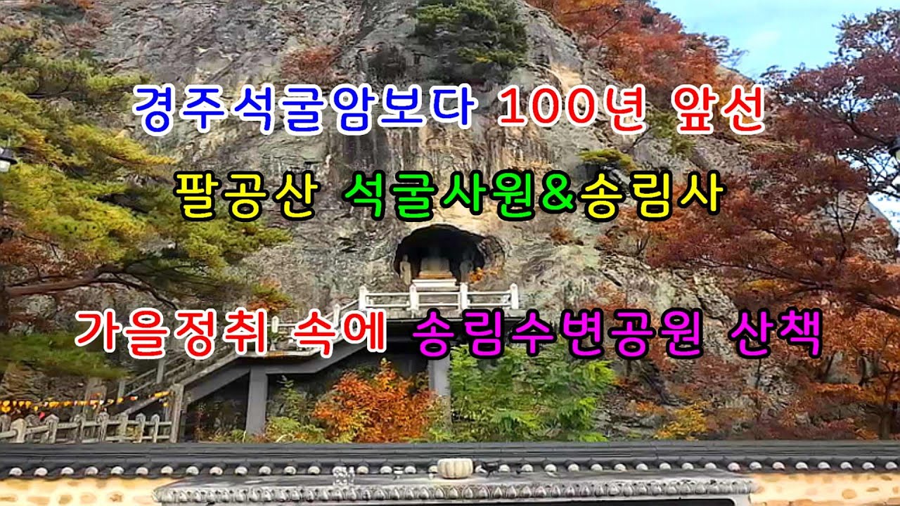 대구에 이런 곳이 경주석굴암보다 100년 앞선 천연동굴 대구에 석굴암&팔공산 송림사와 송림지 산책투어