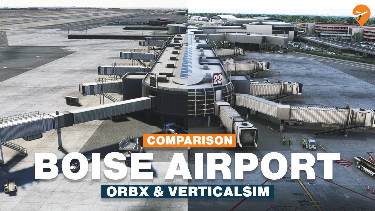 Head to Head: Boise Airport by Orbx and Verticalsim