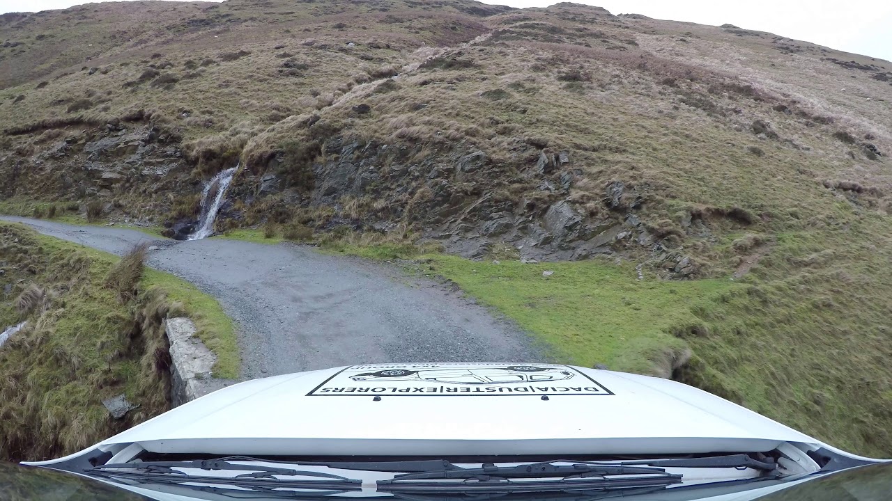Green Lanes in a Dacia Duster (4K)  - Claerwen Reservoir Byway, The Elan Valley, Powys